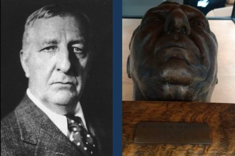 william mcdougall photo and picture of bronze bust of him