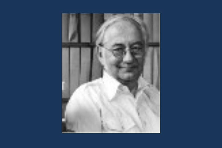 Black and white photo of  donald broadbent